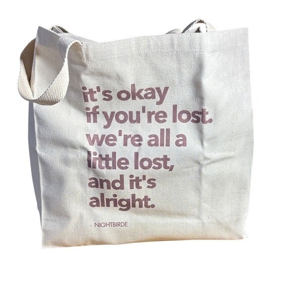 R. Riveter Handbags - R.Riveter Inspirational Canvas Tote Shopping Bag Nightbirde GIFT USA NIP